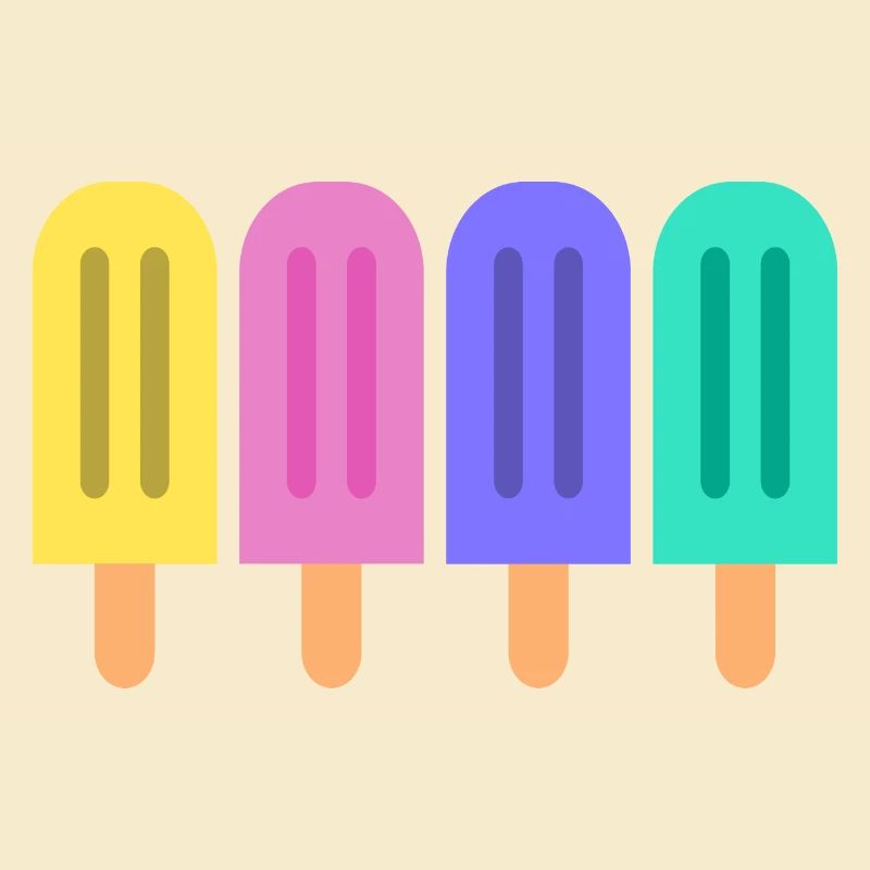 Buntes Eis