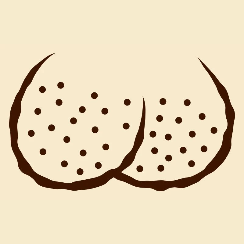 Comic shaved eggs testicles