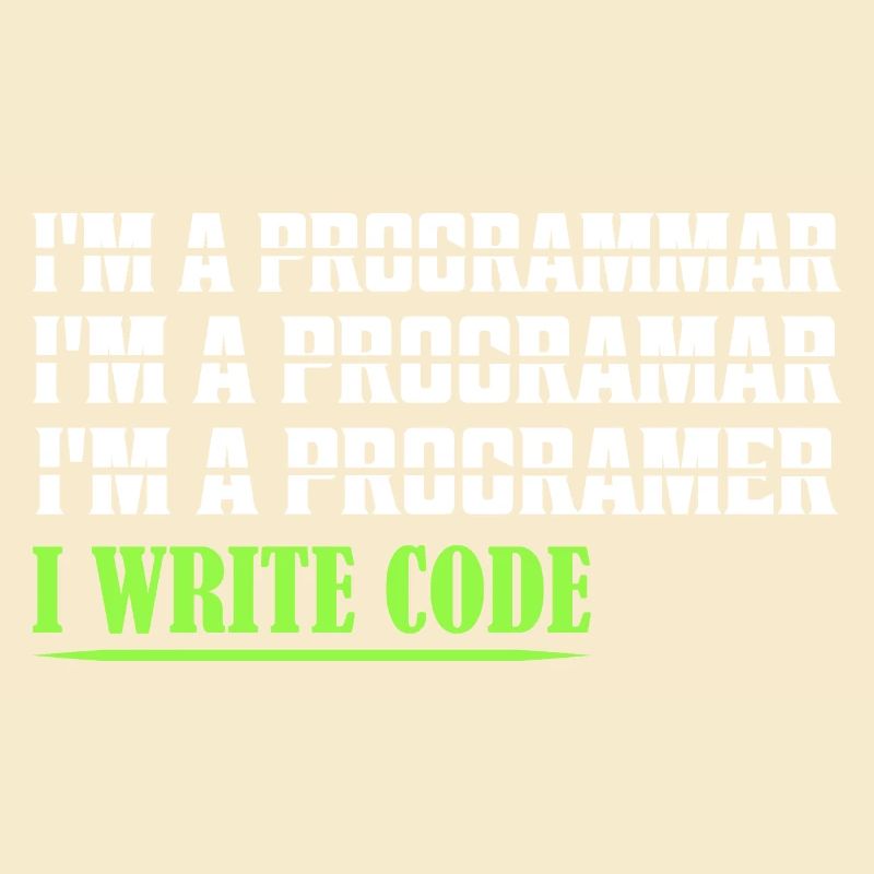 Je suis un programmar ........ J’écris du code logiciel de codage