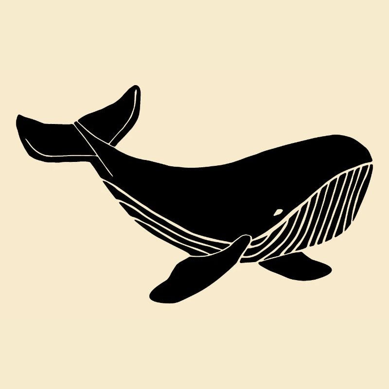 Wal schwarz