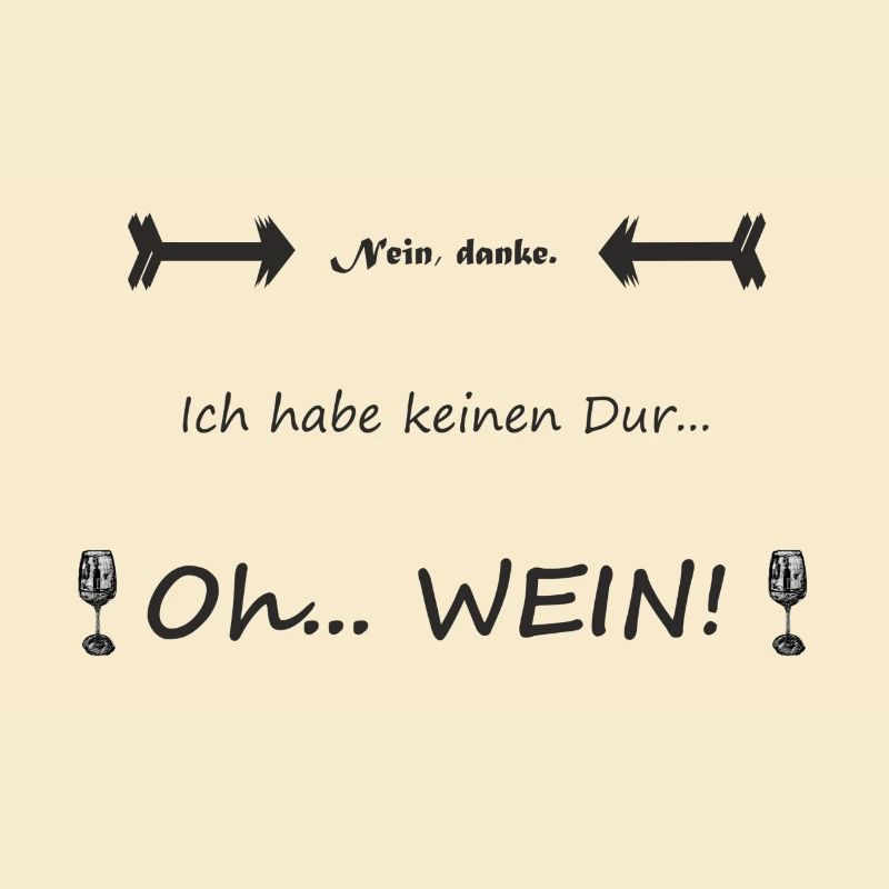 Durst, schwarz