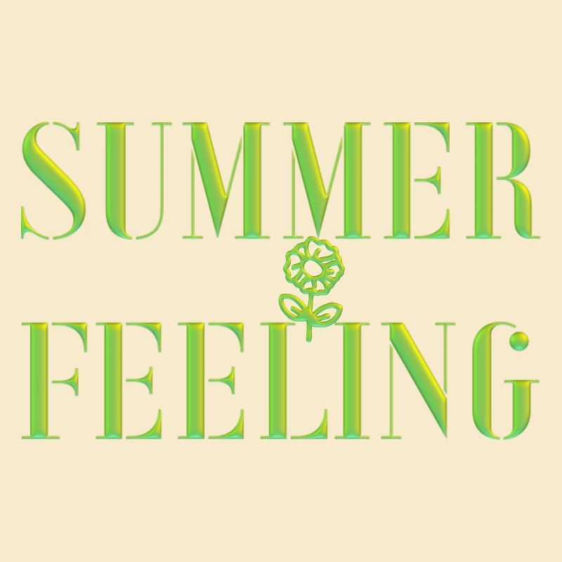 SUMMER FEELING mit Blume