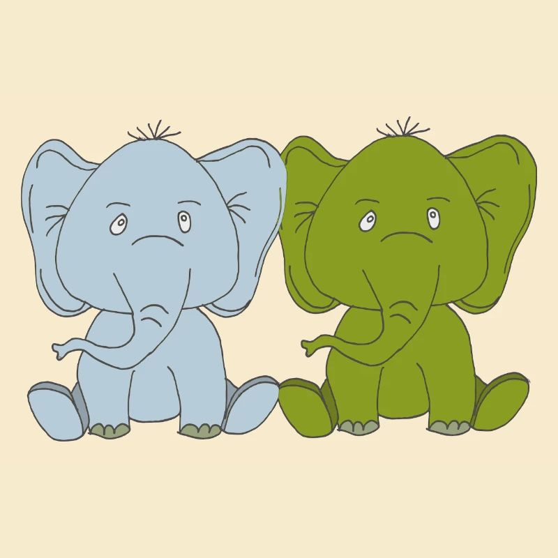 Two Elephant Babies