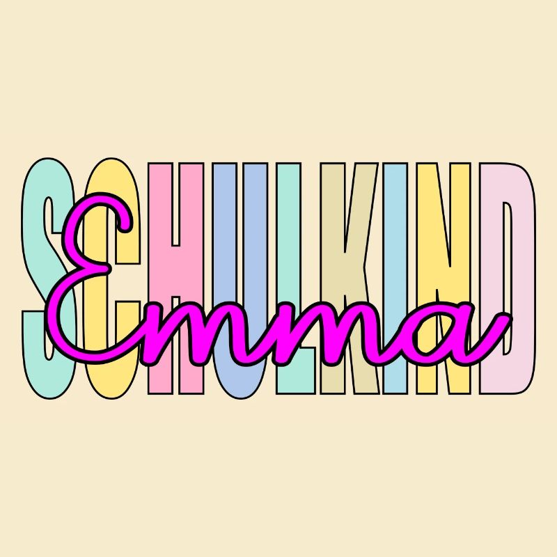Schulkind Mädchen Emma Name