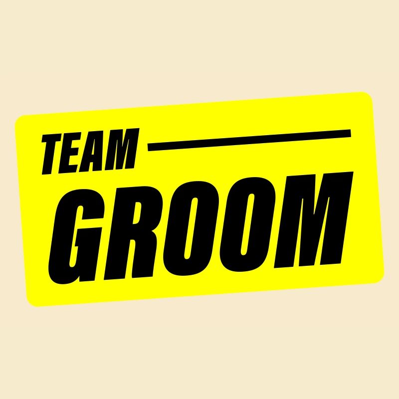 Team Groom Wedding Saying