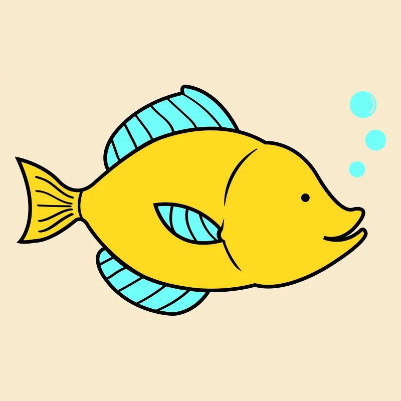 Bande dessinée de poisson