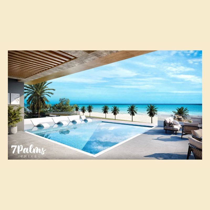 Pool und Strand
