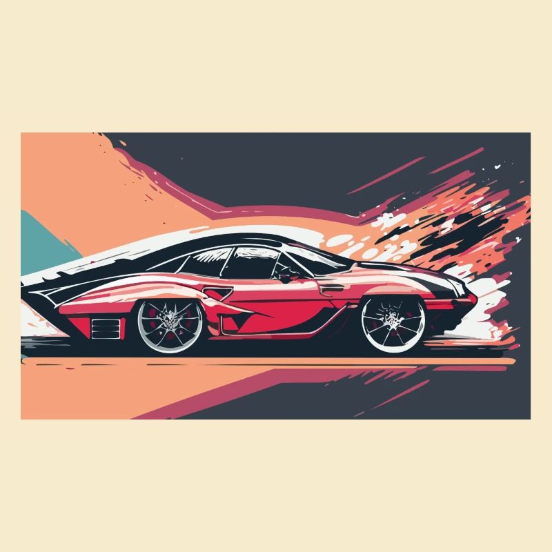 Sunset Racecar