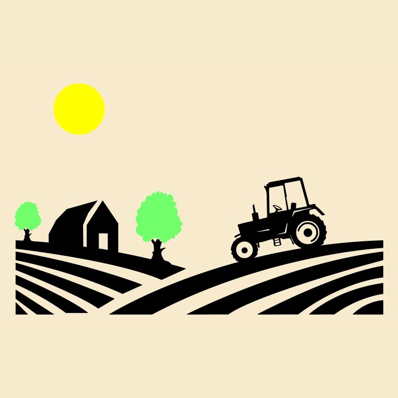 Ferme de tracteurs