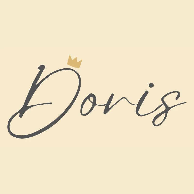 Prinzessin Doris Crown Hemd – Name mit Buchstabe D