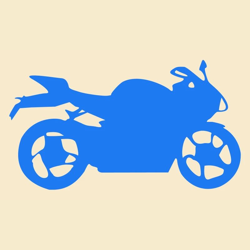 Silhouette de moto
