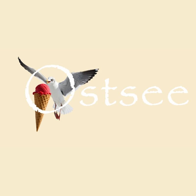 Ostsee Möwe Eisräuber Raubvogel
