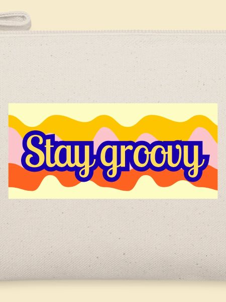 Stay Groovy Retro Wellen Design