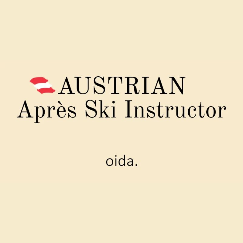 Austrian Apres Ski Instructor