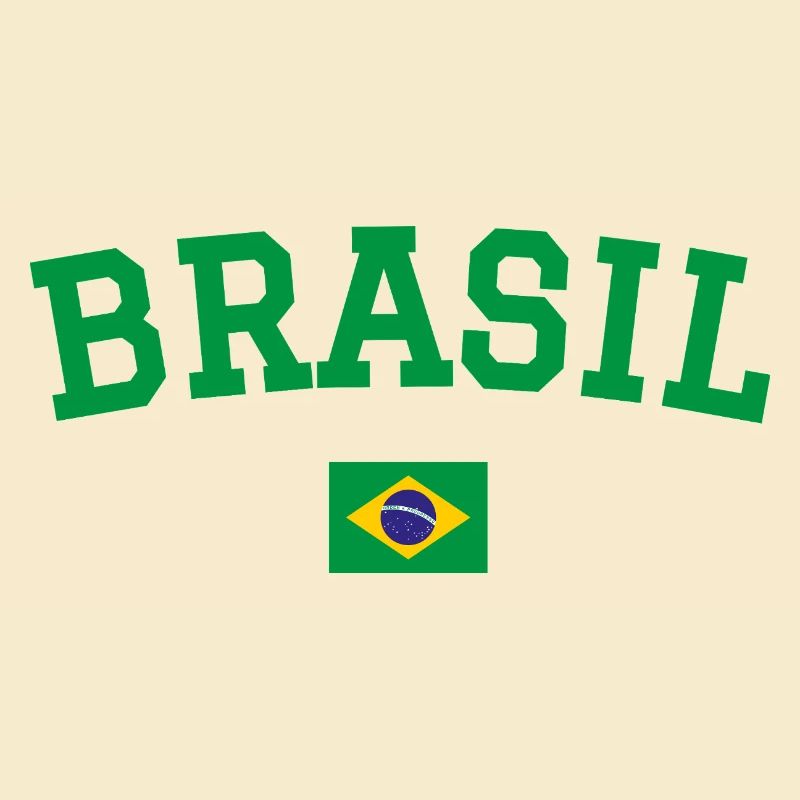 Drapeau du Brésil Conception Vert