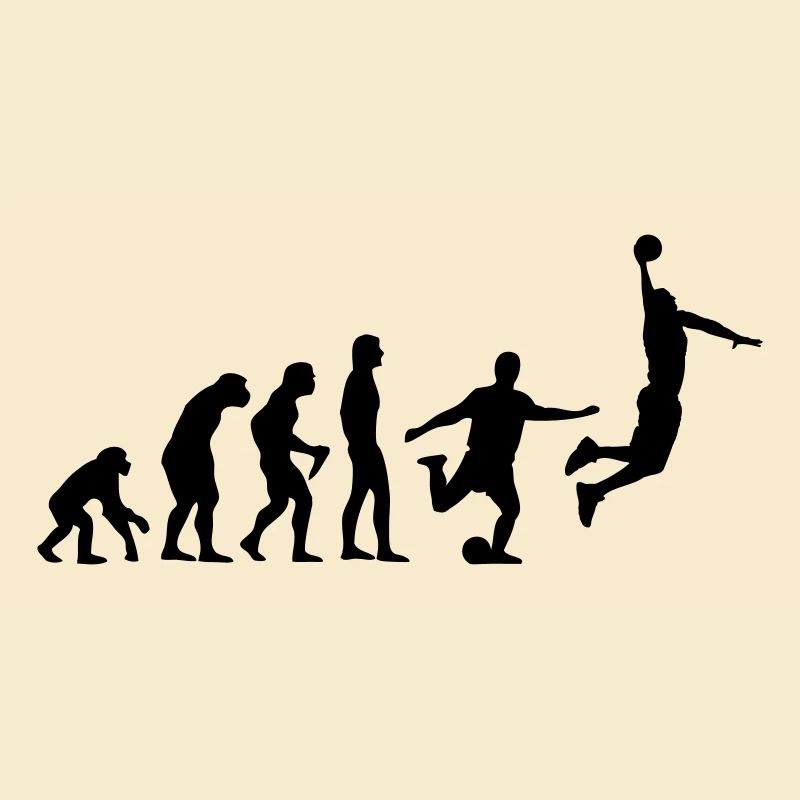 Basketball Evolution Fußball