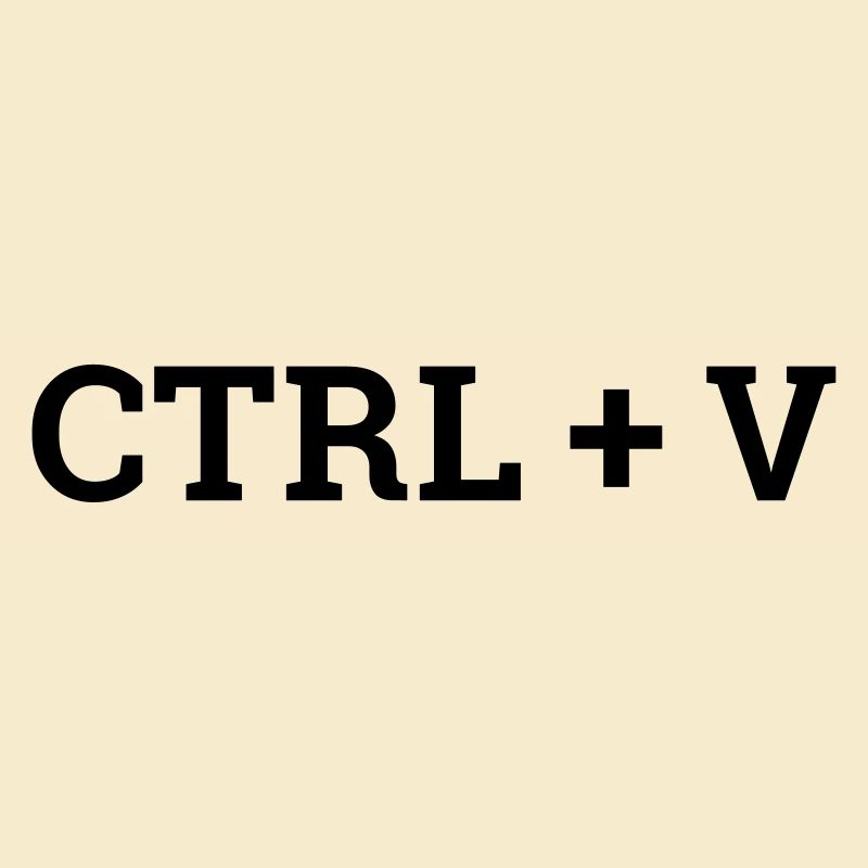 ctrl+v