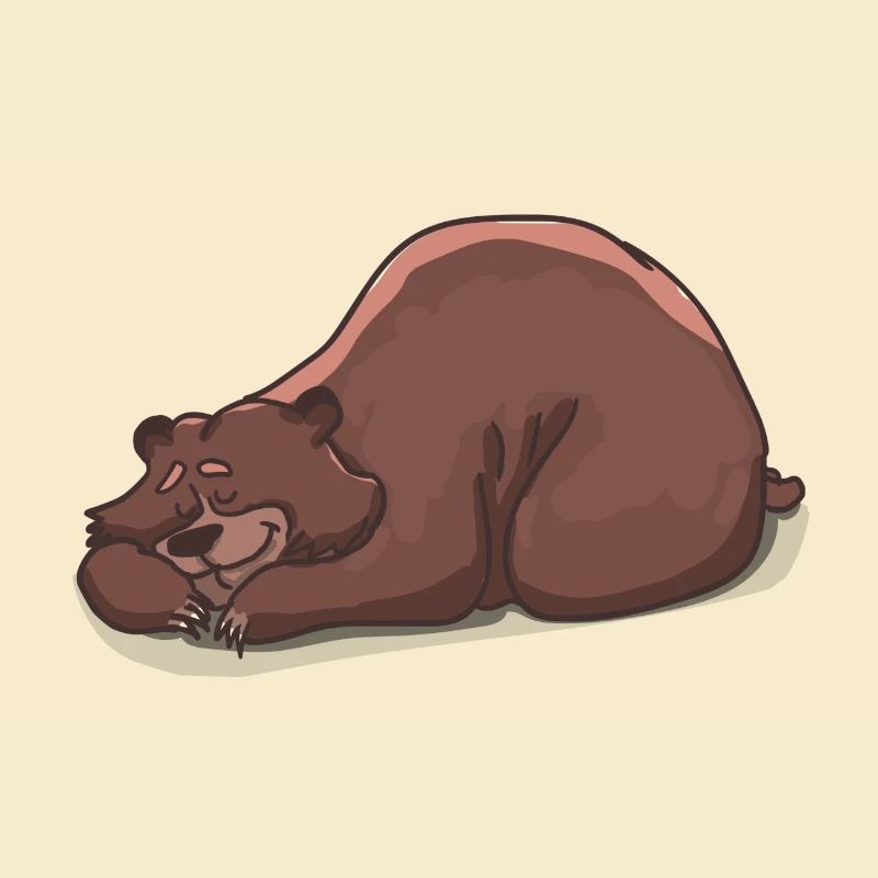 Der schlafende Bär