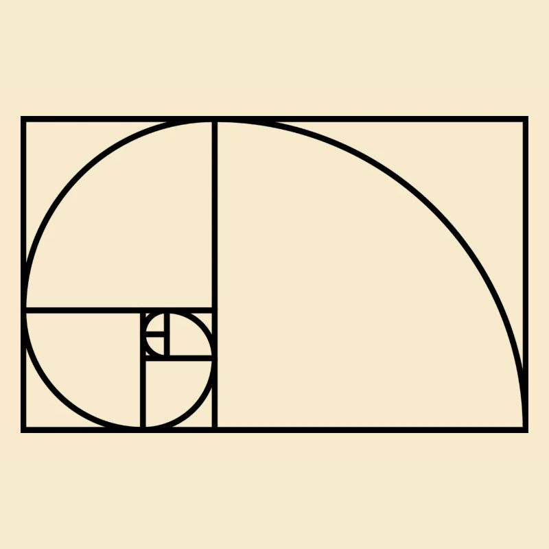 Fibonacci Spirale Mathematik Geschenk Idee Nerd