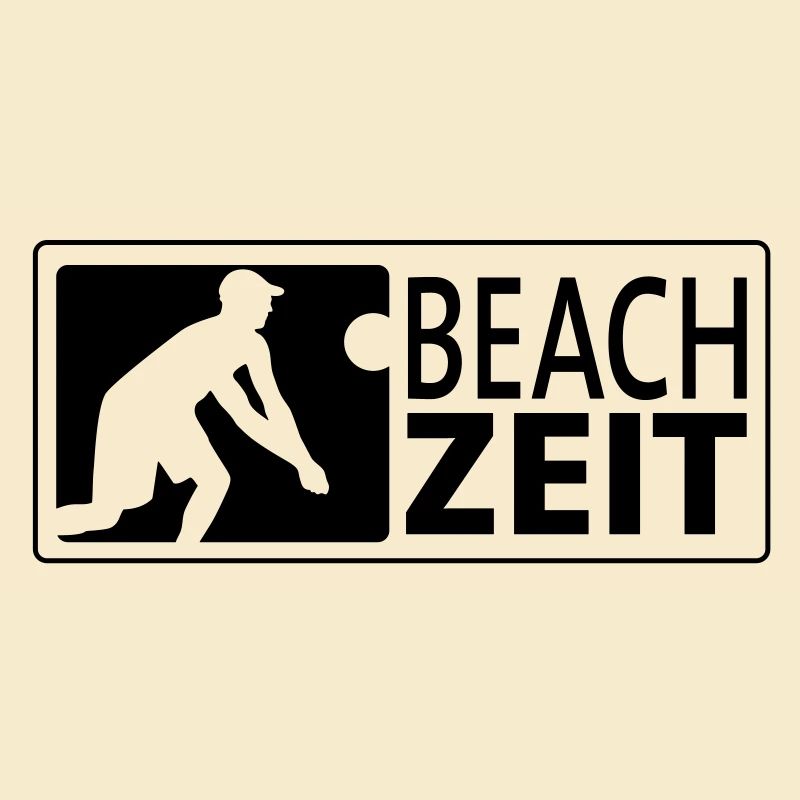 Beachvolleyball Bagger (quer)