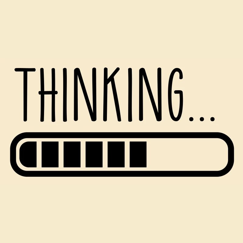 loading laden thinking denken