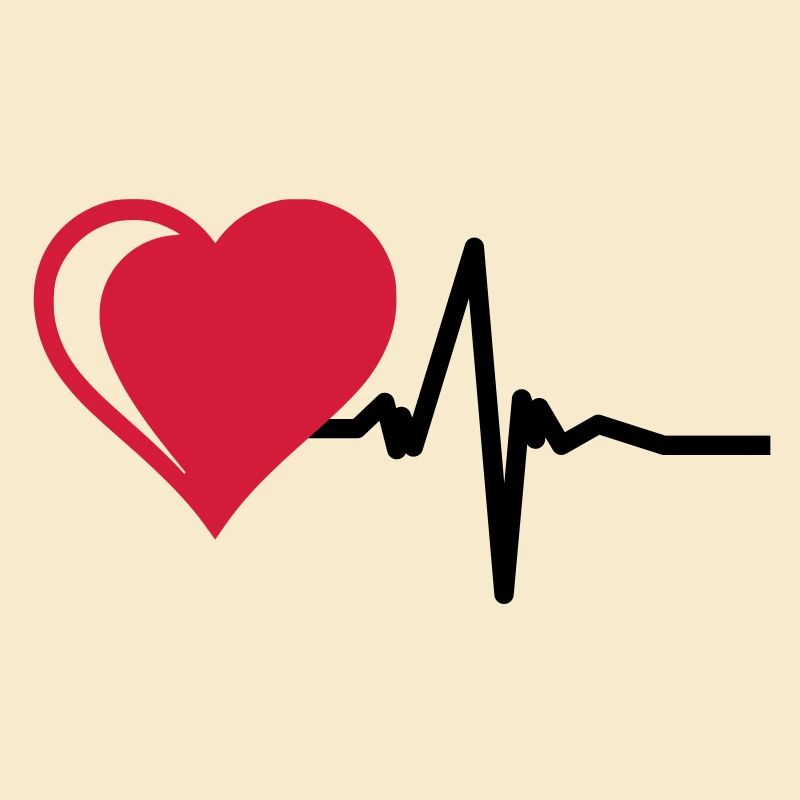 Heart with pulse