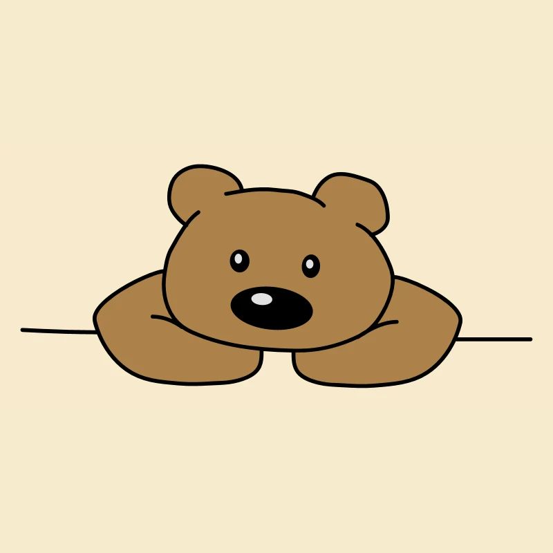 Cute Cute Cute Sad Bear Brown Bear