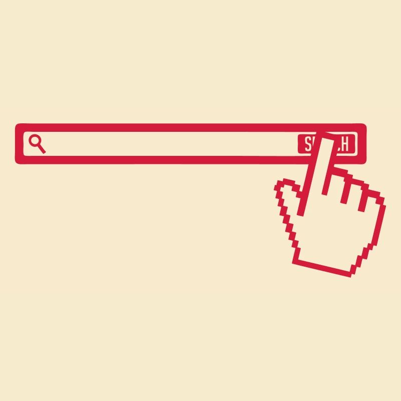 add text search bar pointer