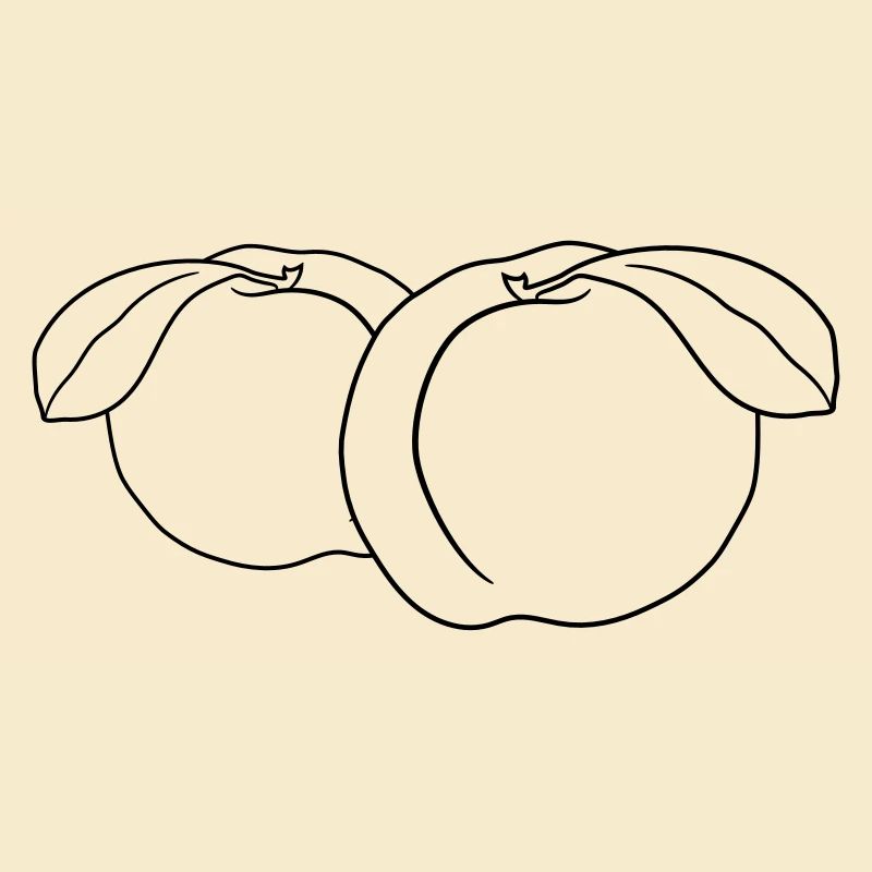 2 pfirsiche lecker frucht früchte