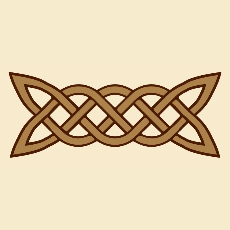 Celtic knot pattern