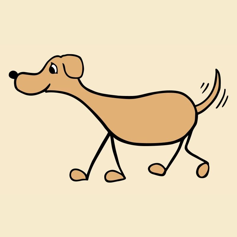 Lustiger Hund