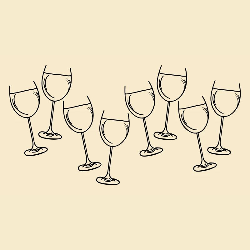Wein glaeser sekt