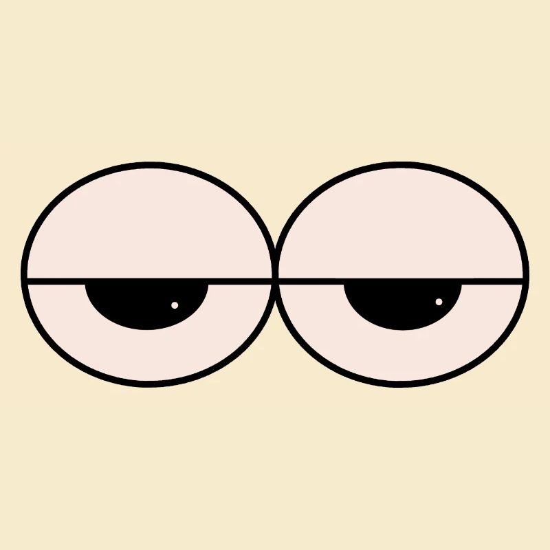 Schlummernde Augen Minimalstil