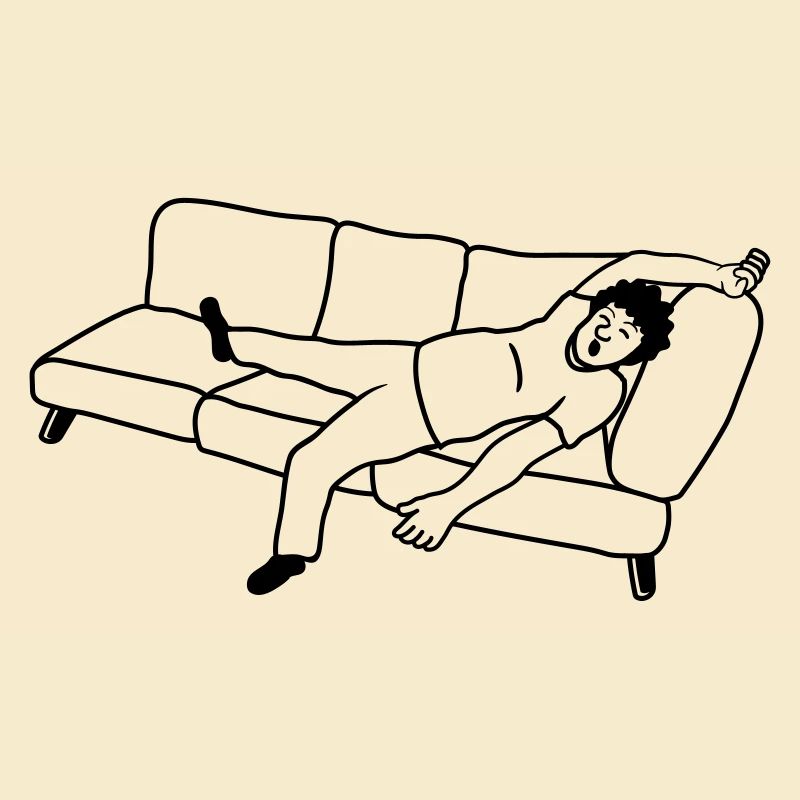 Couch Schlafender Mann