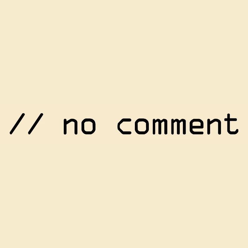 Aucun commentaire de programmation informatif de cadeau disant