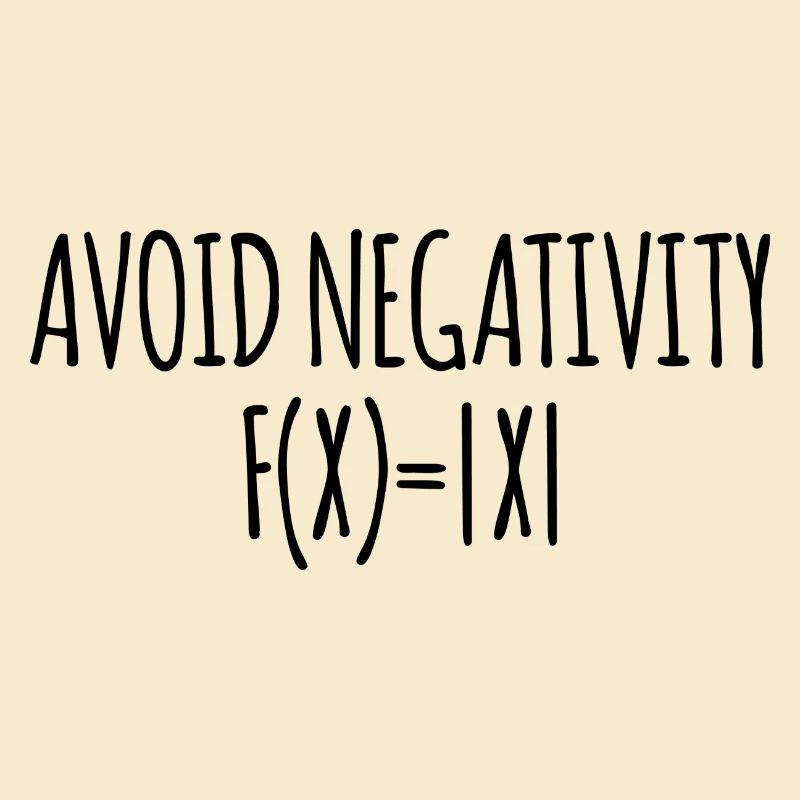 Avoid negativity Math School Gift Teacher