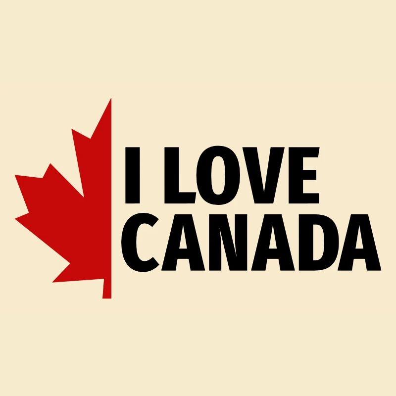 J'aime le Canada Maple Leaf Canada Vancouver Ottawa