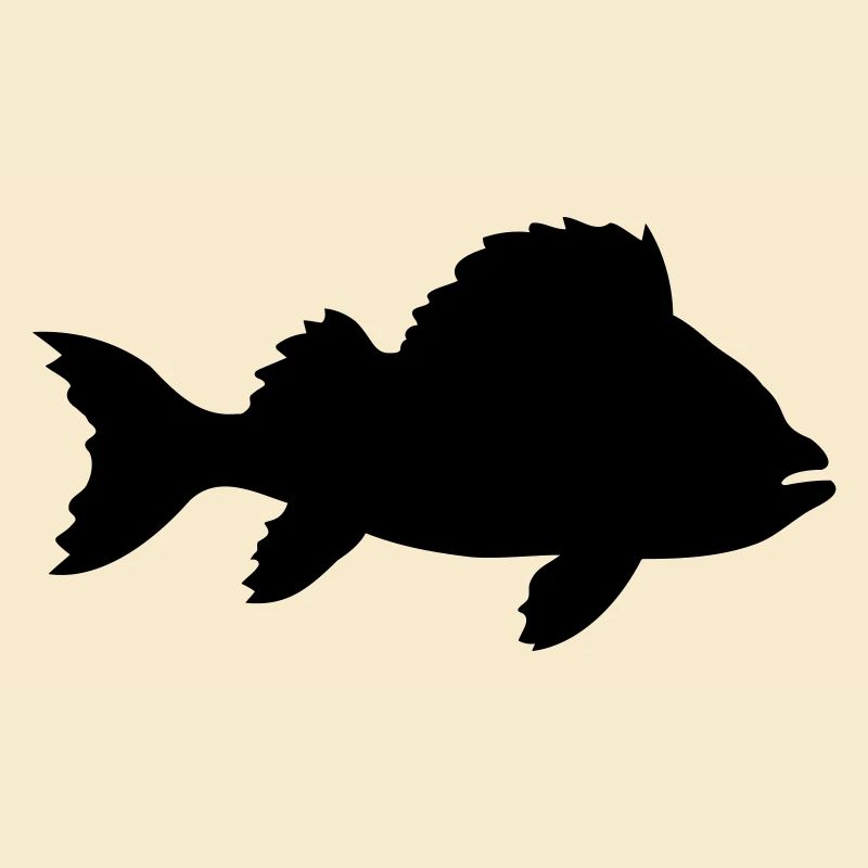 Silhouette Meeres Fisch