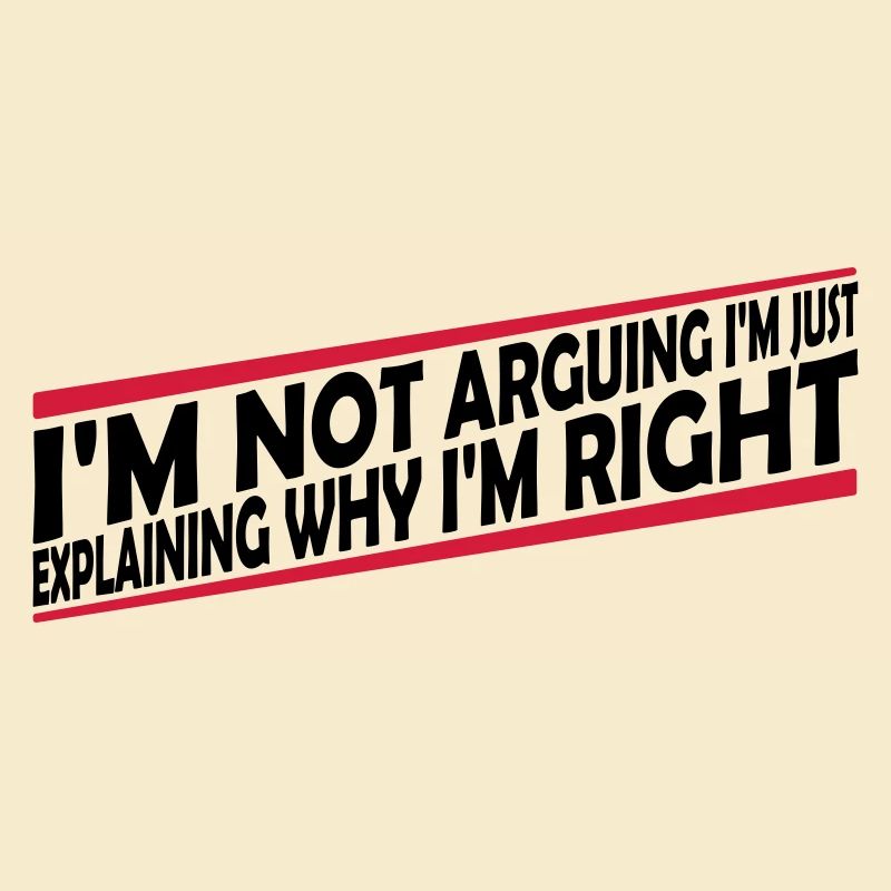 I m not arguing