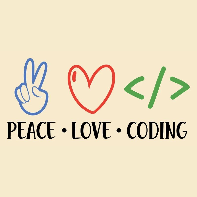 Peace Love Coding Coder Software Developer Program