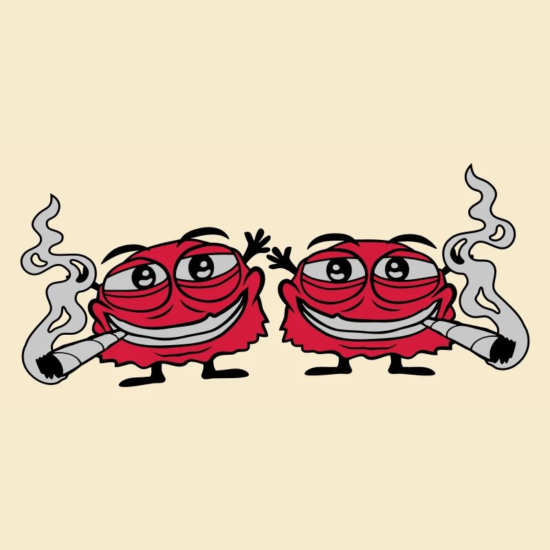 2 Hanf rauchende Monster