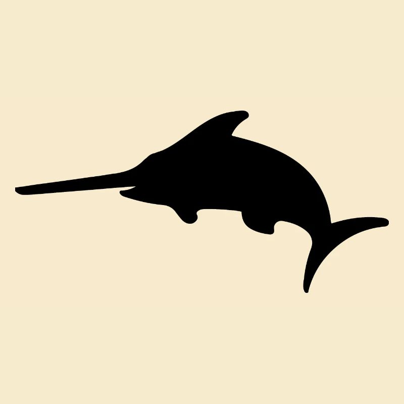 Schwertfisch Silhouette
