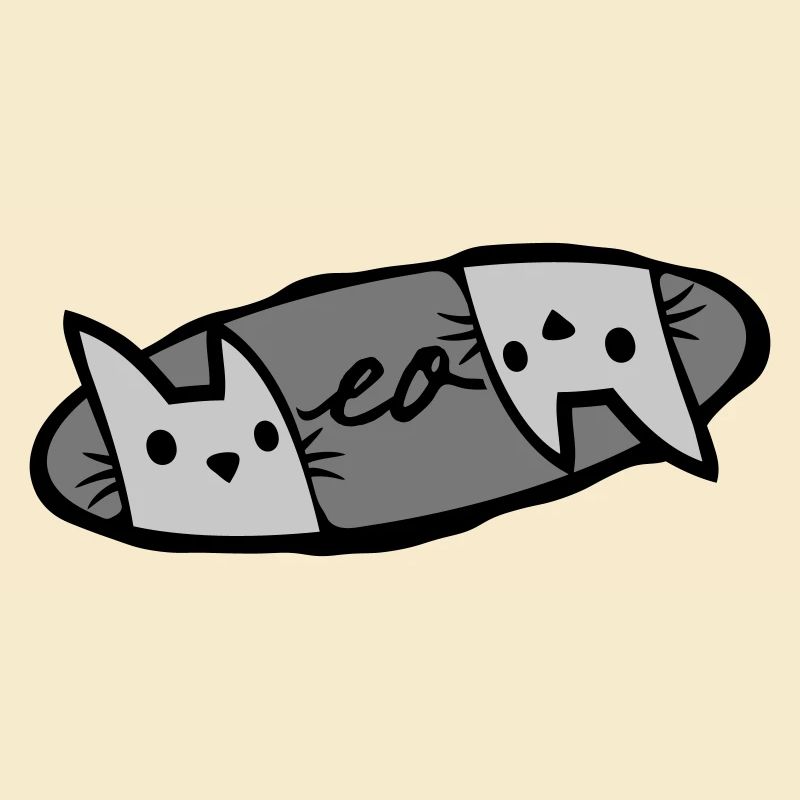 Meow 2 Katzen Logo