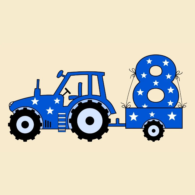 8th Birthday Tractor