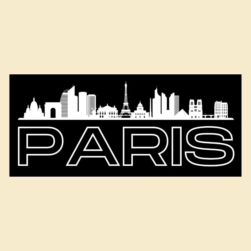Paris - mit Skyline