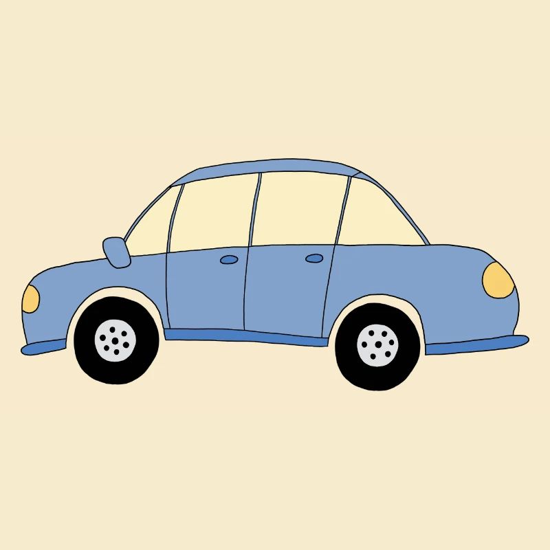 Blaues Auto
