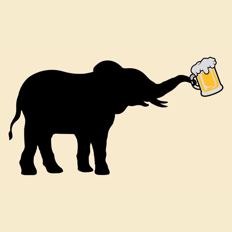 Bier Krug Elefant cool