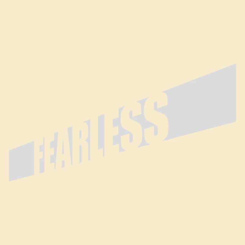 fearless Text Quote Design