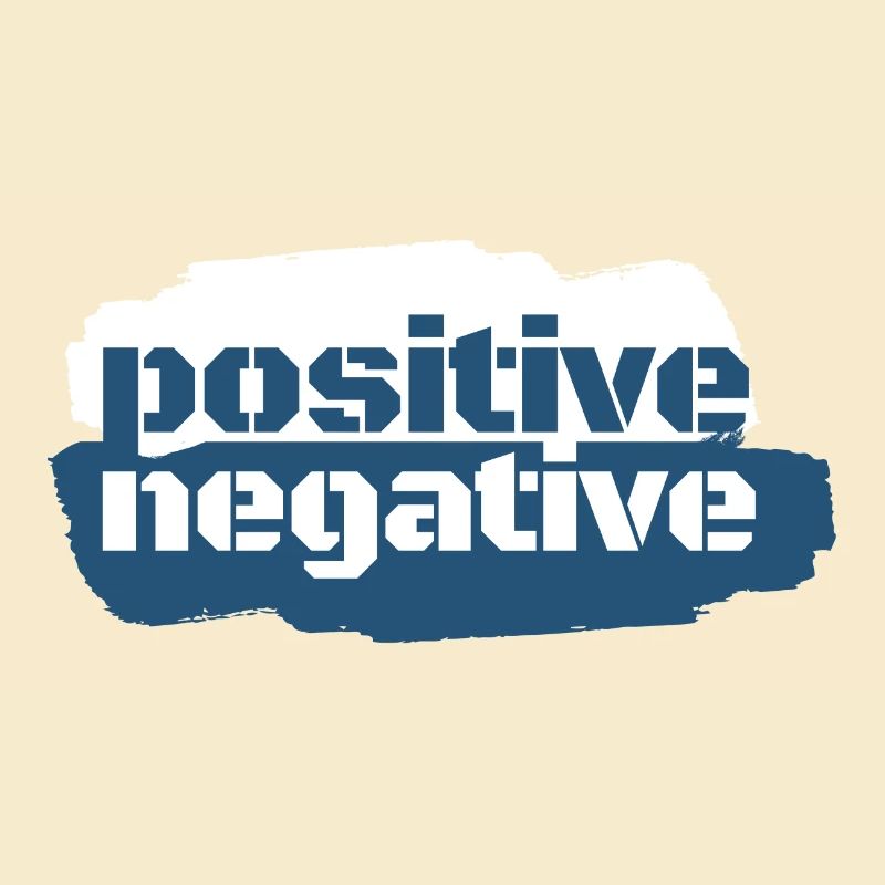 positive | negative – modern style