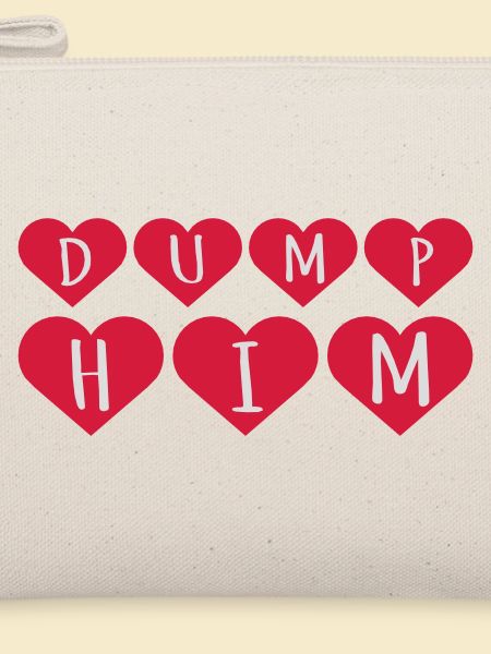 dump him Zitat Logo